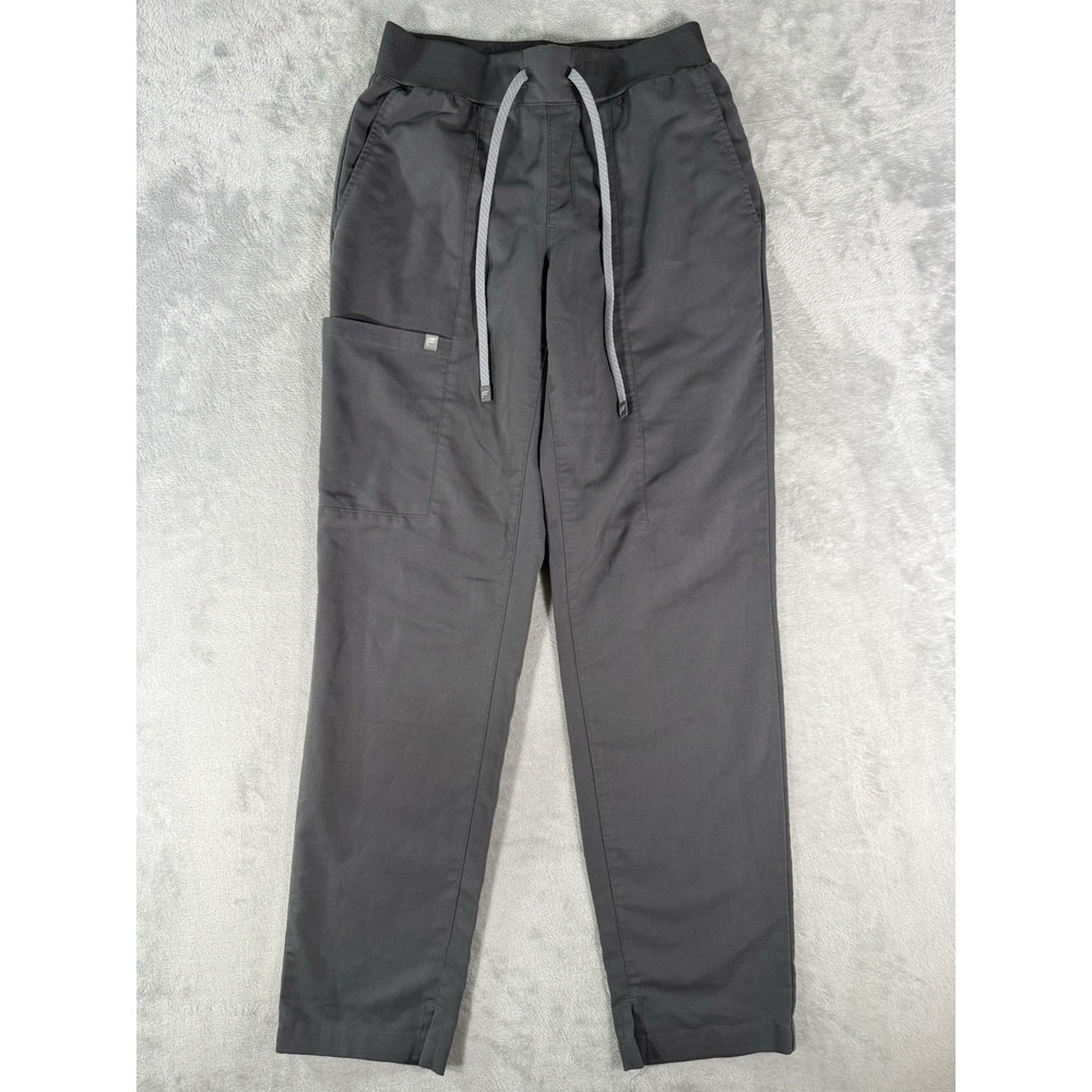 Fabletics Scrub Pants Womens Small Grey Ion‎ 5 Pocket Medical Healthcare